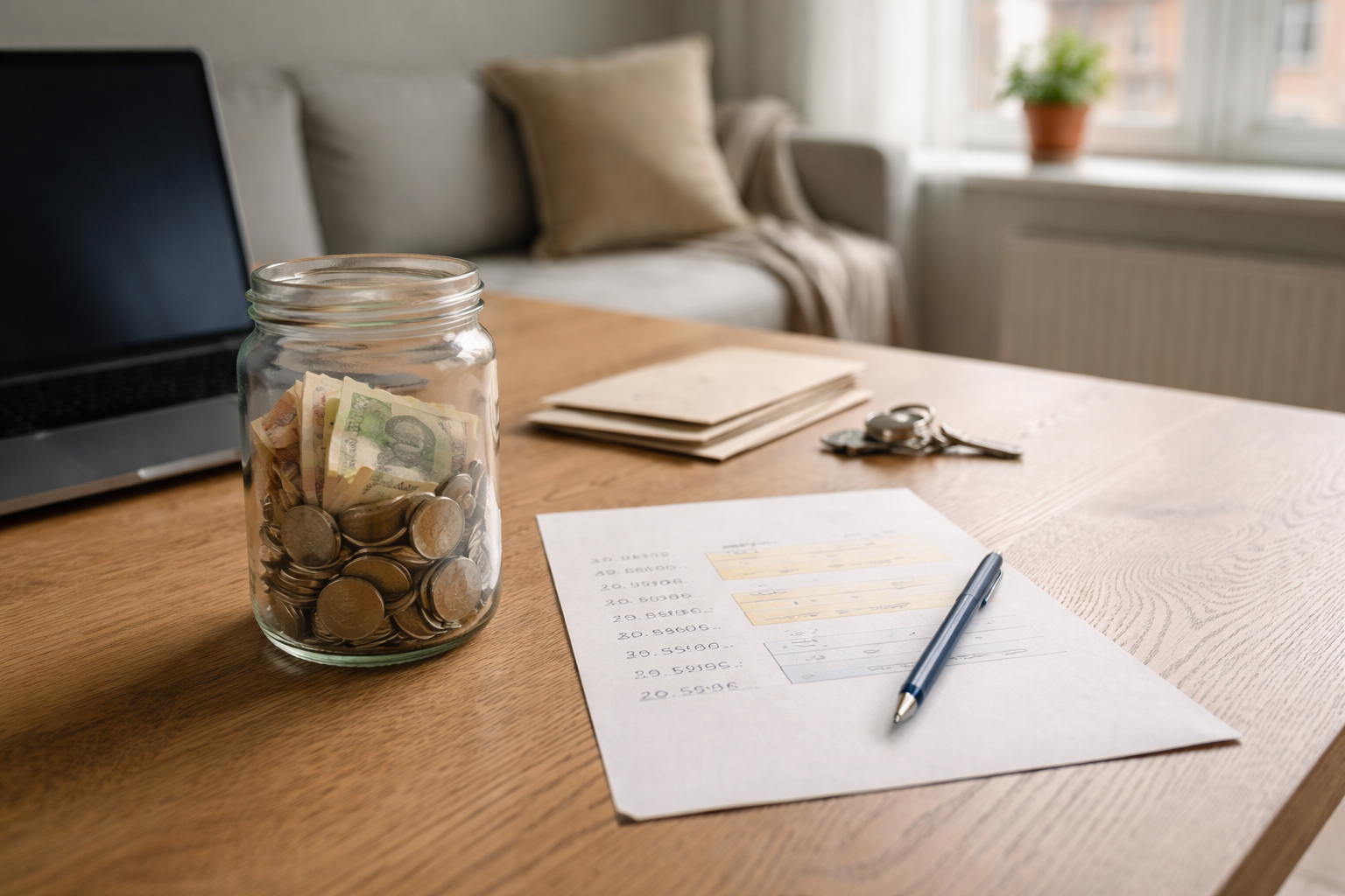 Nødopsparing uden stress: Så stor bør den være (og hvor den skal stå)